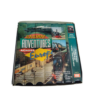 Vintage Railway Adventures Across Europe 7 VHS Box Set